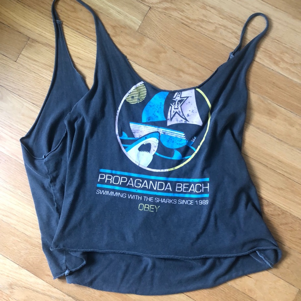 BEACH OBEY TANK TOP